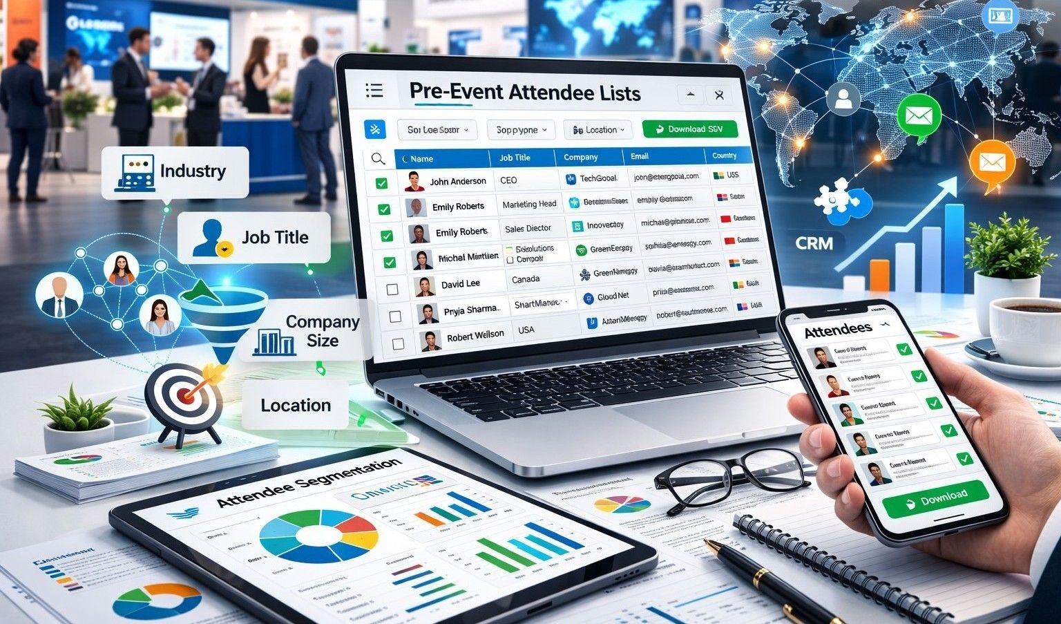 Pre-Event Attendee Lists